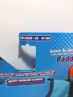 Unisex Fluid Aquatics Child Small Paddle Pals Life Jacket Clown Fish