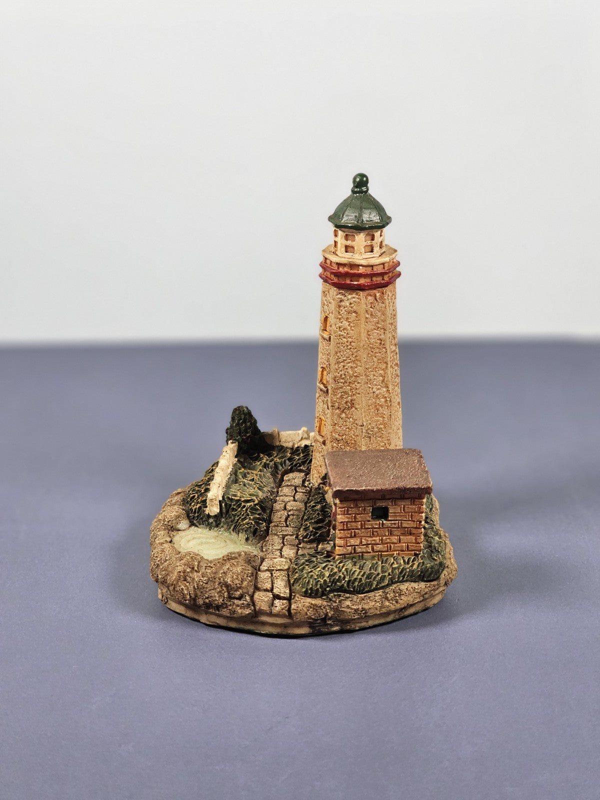 Vintage Ks Collection Lighthouse Figurine Handcrafted Resin Coastal Decor