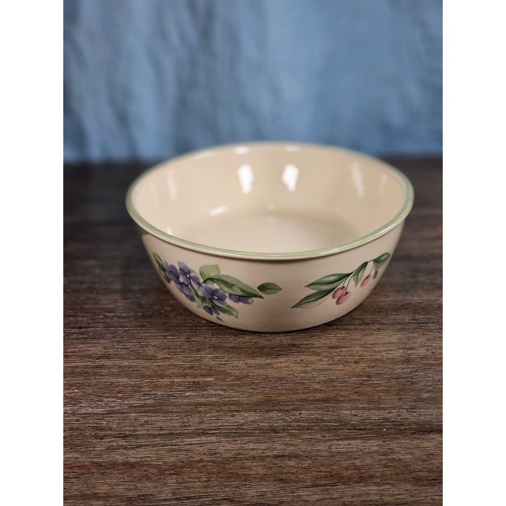 Vintage Pfaltzgraff Floral Oval Baking Dish Oven Microwave Safe USA