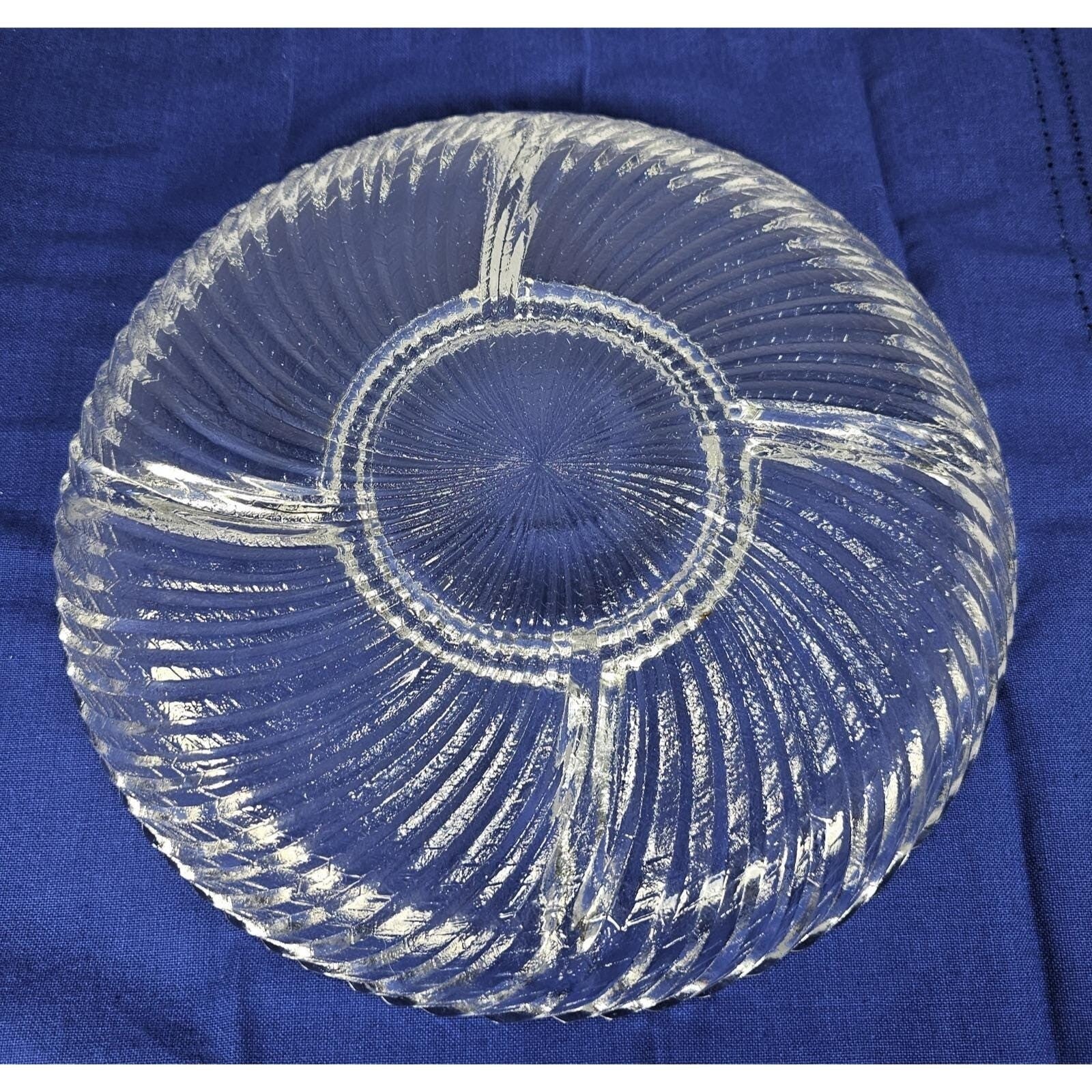 Crystal Clear Studios Ashford Glass Platter 11.25 Inch