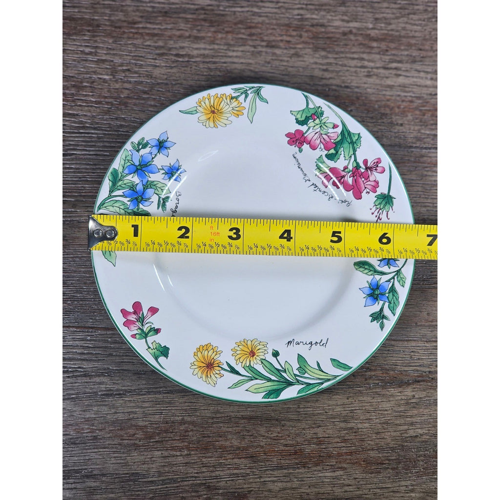 Vintage Majesticware Geranium Cup & Saucer Set by Sakura Floral Stoneware