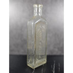 Vintage Rawleighs Embossed Medicine Bottle Clear Glass Apothecary