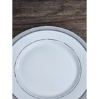 Vintage Mikasa Platinum Crown L3428 Dinner Plate 8 Inch Fine China