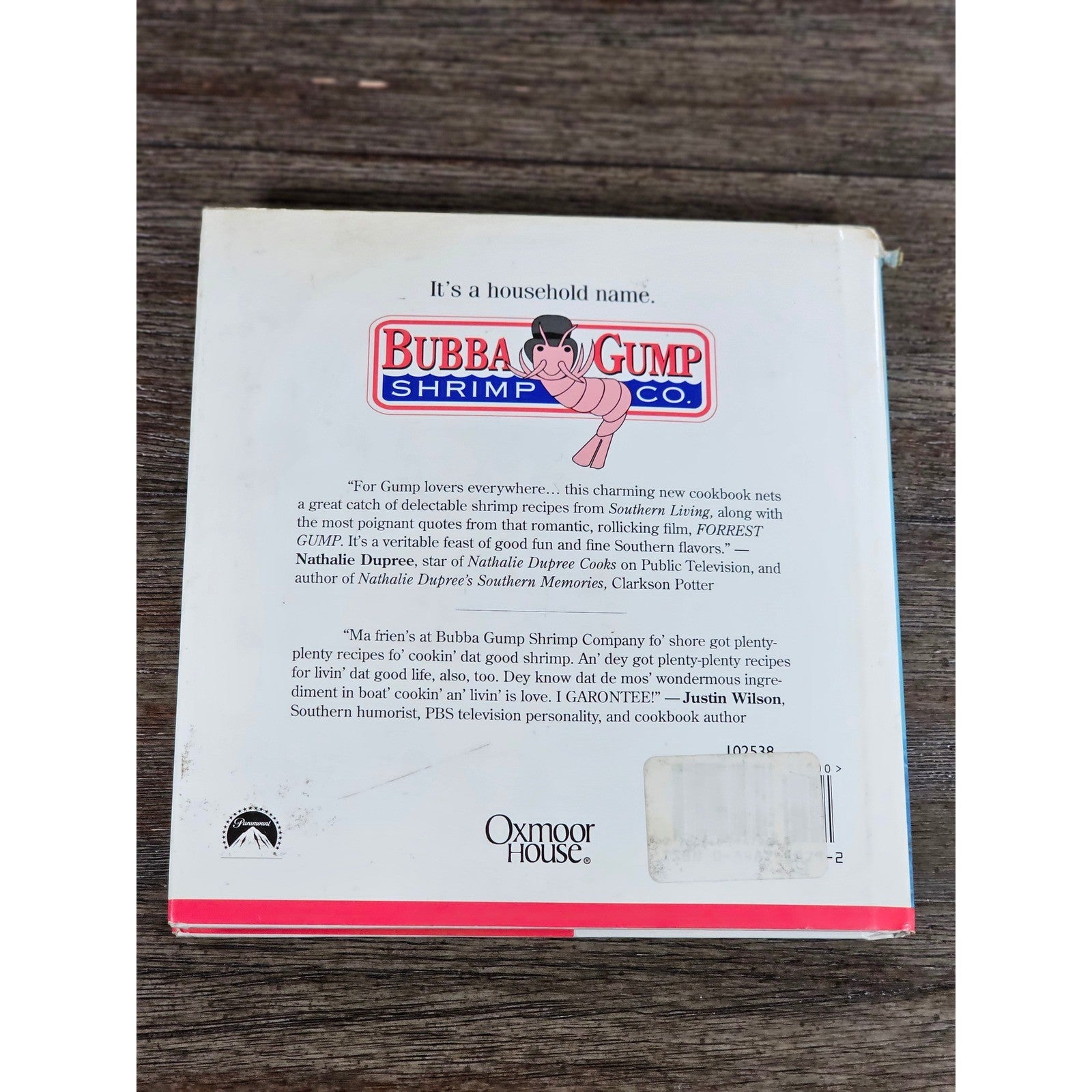 Bubba Gump Shrimp Co Cookbook Recipes & Reflections Used Hardcover