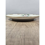 Vintage H & Co Bavaria Dogwood Plate Hand Painted Porcelain Gold Trim