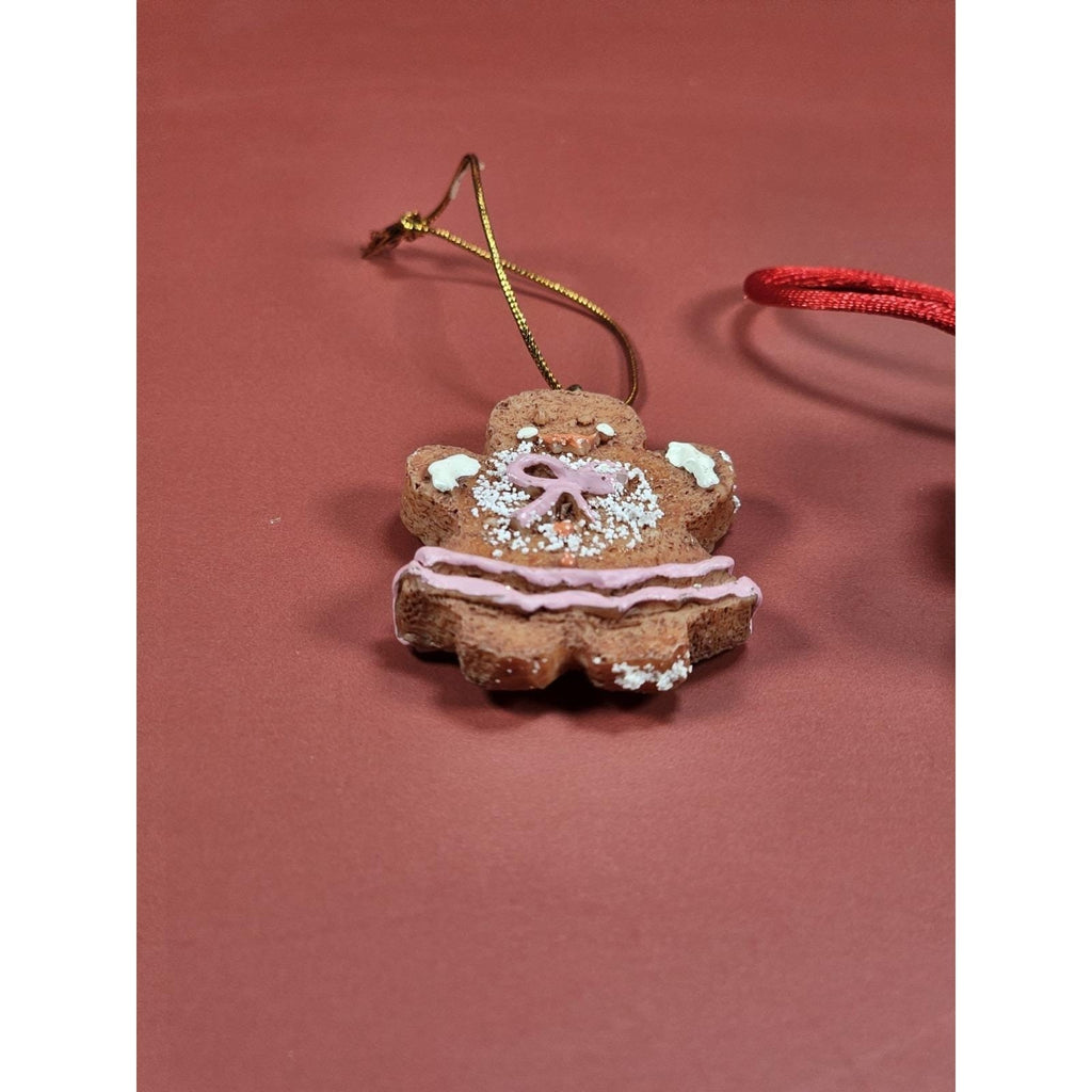 Vintage Gingerbread Christmas Tree Ornaments Holiday Decor 2"
