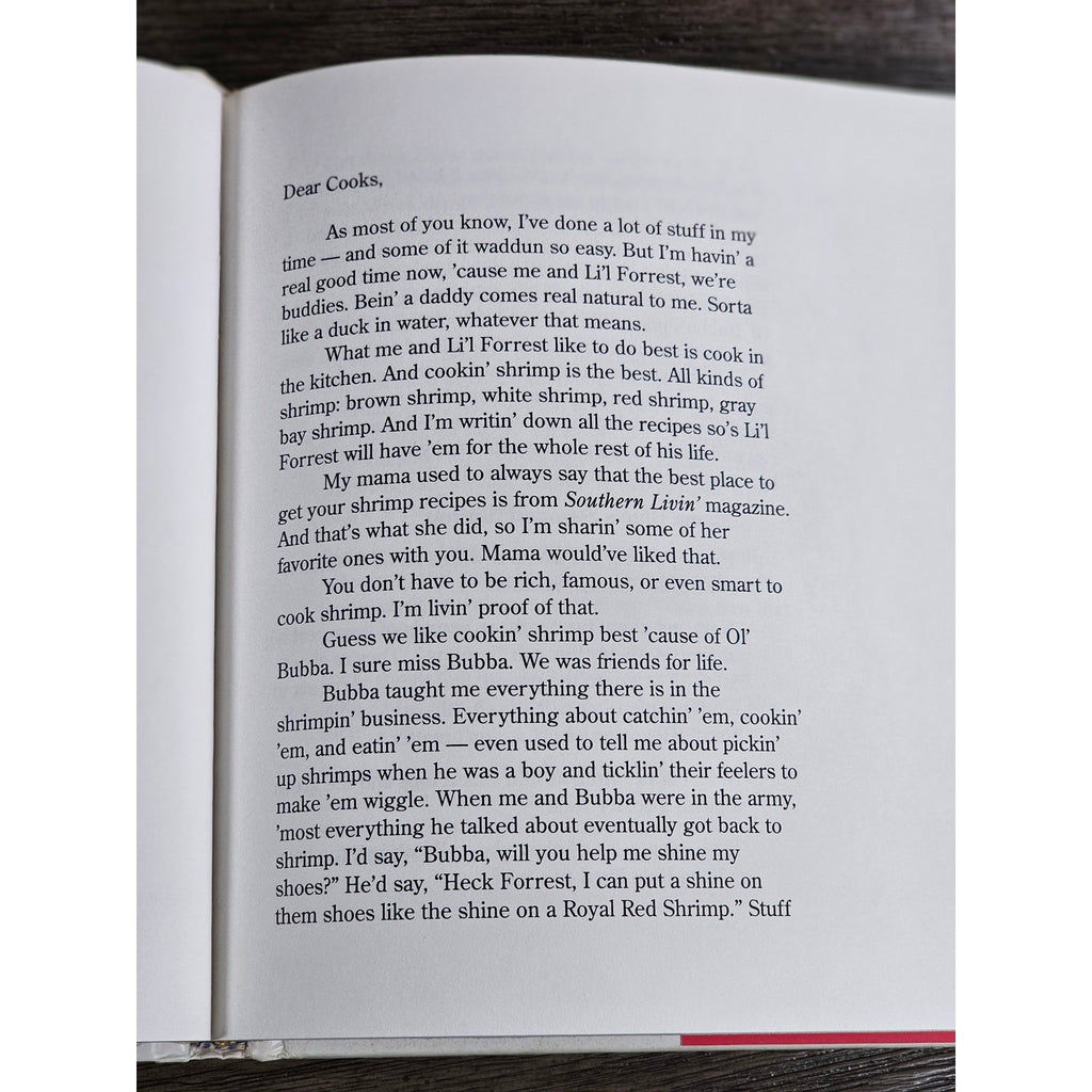 Bubba Gump Shrimp Co Cookbook Recipes & Reflections Used Hardcover