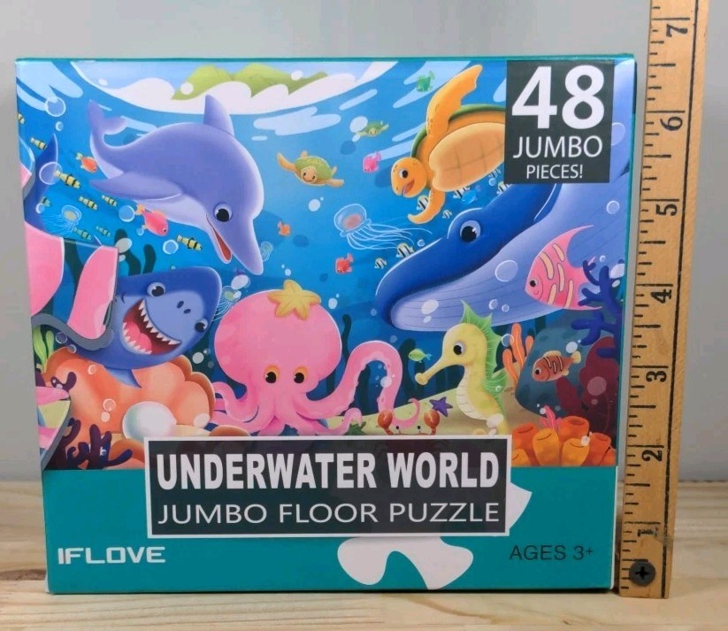 Underwater World Jumbo Floor Puzzle 48 Pieces