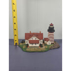 Vintage Danbury Mint West Quoddy Head Lighthouse Figurine