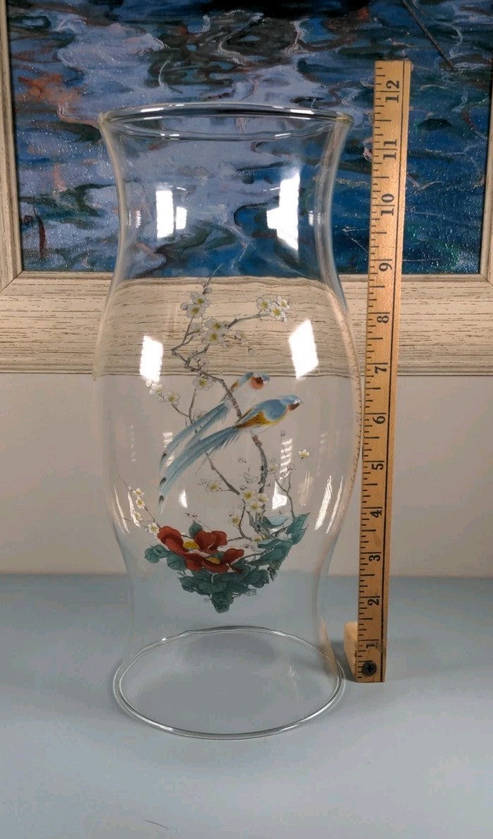 Vintage Williamsburg Hurricane Globe Hand Blown 11.5”