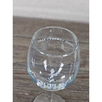 Duplin Winery Wine Glass 7" Tall Etched Stemmed Goblet
