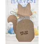 Autumn Fox Birdhouse and Garden Flag Set Rustic Fall Yard Decor