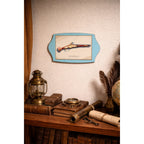 Vintage Firearms Illustration Wall Plaque – Austrian Wheellock Pistol 1655