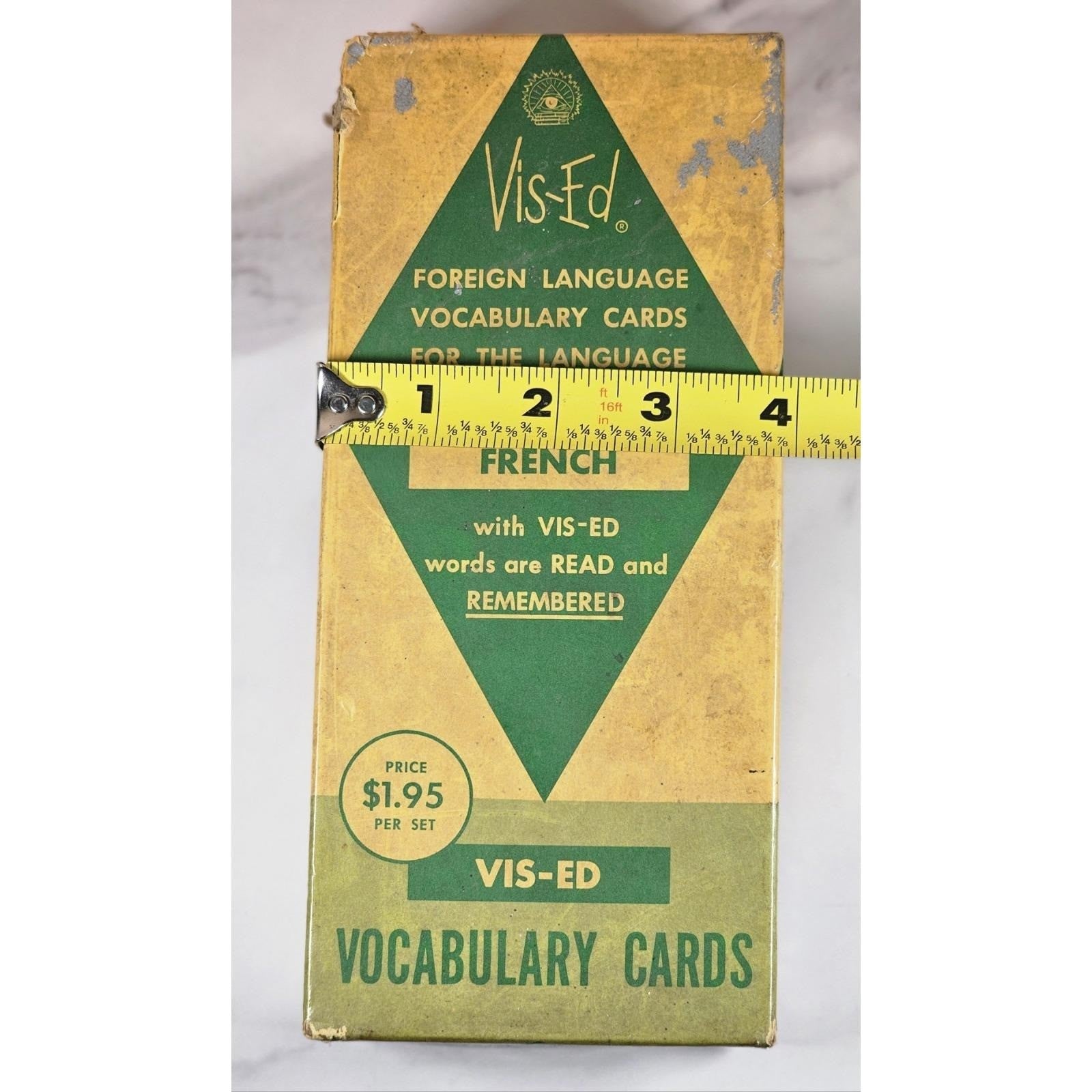 Vintage Vis-Ed French Vocabulary Cards Set 1000 Words Language Study