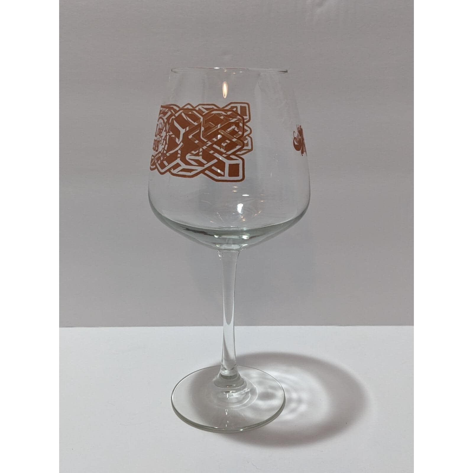 Angel Of Darkness Wine Glass Celtic Knot Goblet 8 Inch