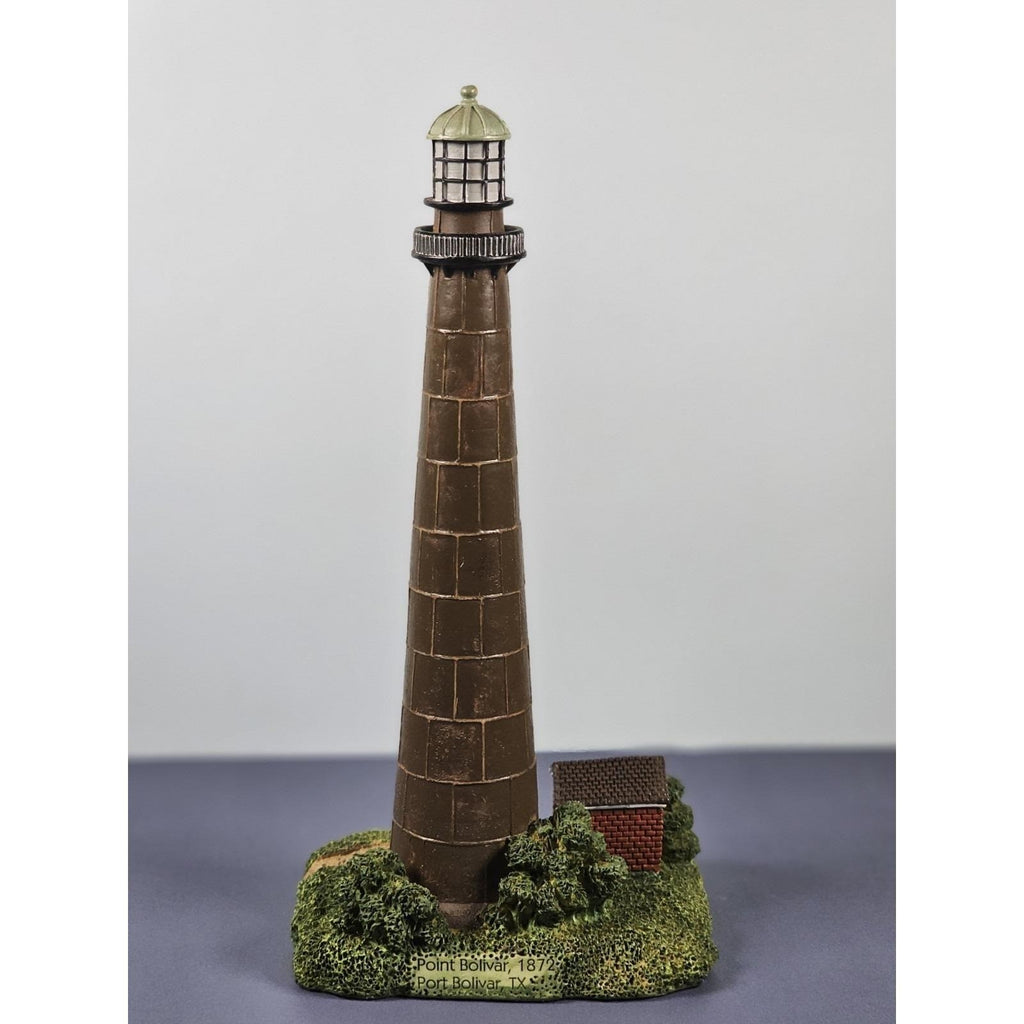 Lefton Point Bolivar Lighthouse Figurine 1990 Coastal Decor
