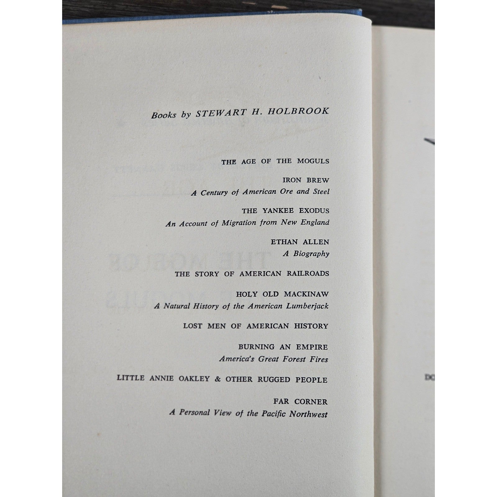 The Age of the Moguls 1953 Stewart H. Holbrook Hardcover History
