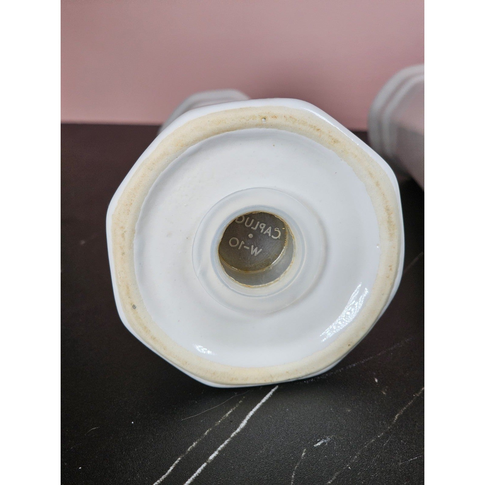 Vintage Pfaltzgraff Heritage Lighthouse Salt & Pepper Shakers White Ceramic