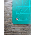 Vintage Oval Clear Rhinestone Stud Earrings Silver Tone Posts