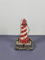 2000 Lefton White Shoal, MI Lighthouse Christmas Ornament 12856