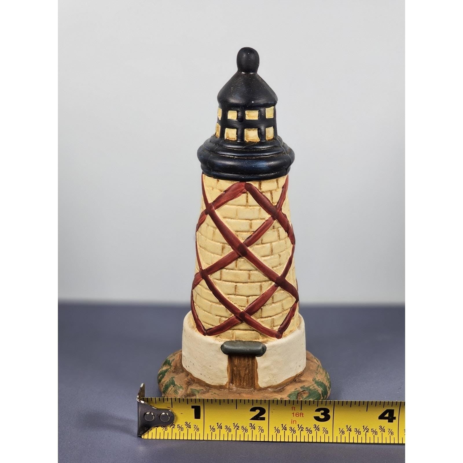 KS Collection Lighthouse Figurine Red Diamond Nautical Decor