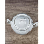 Vintage Peppertree Tabletops Porcelain Sugar Bowl with Lid