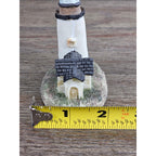 Mini Coastal Lighthouse Figurine Resin Nautical Decor Small Shelf Accent