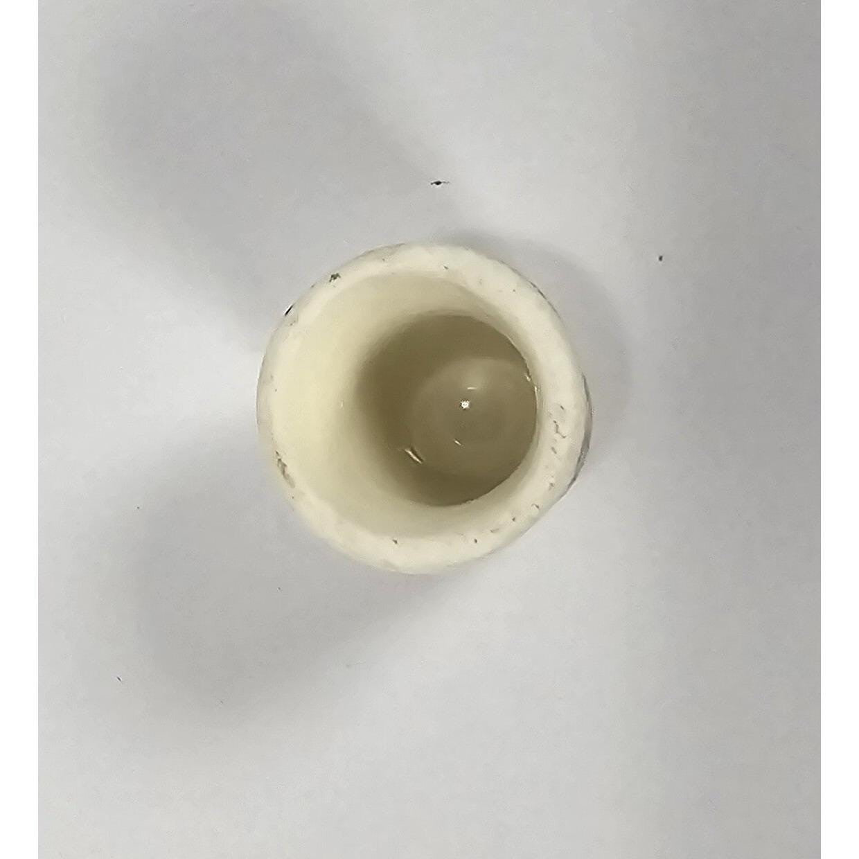 Vintage Porcelain Teddy Bear Thimble Picnic Bear