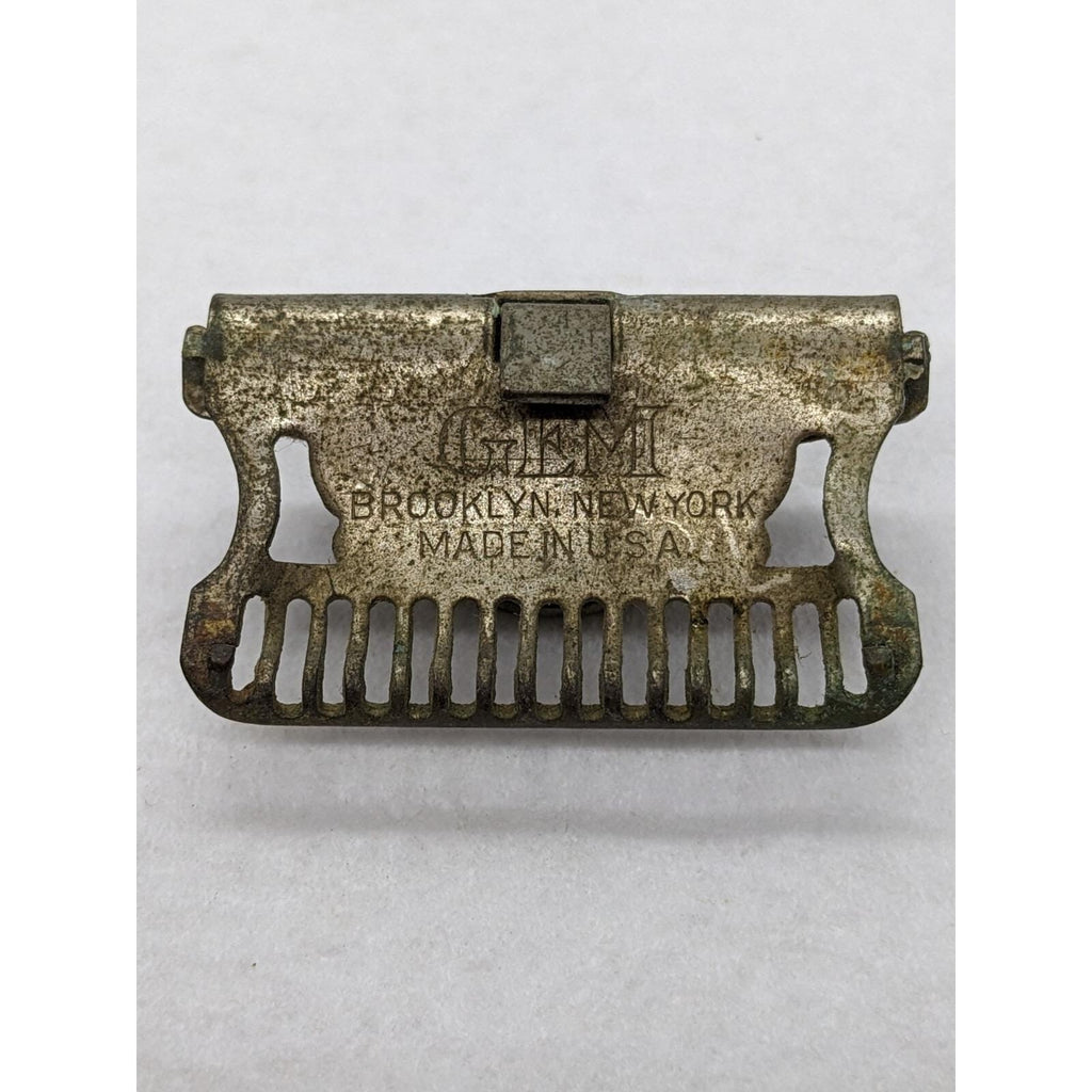 Vintage Gem Junior Safety Razor Single Edge Engraved Handle