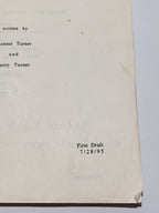 3rd Rock from the Sun First Draft Script “Truth or Dick” TV Sitcom 1995