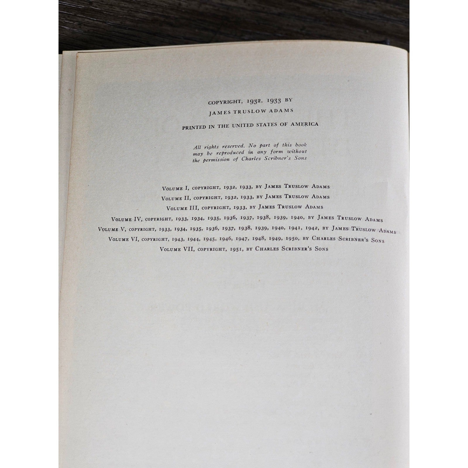 The March of Democracy Vol VII 1951 James Truslow Adams Hardcover