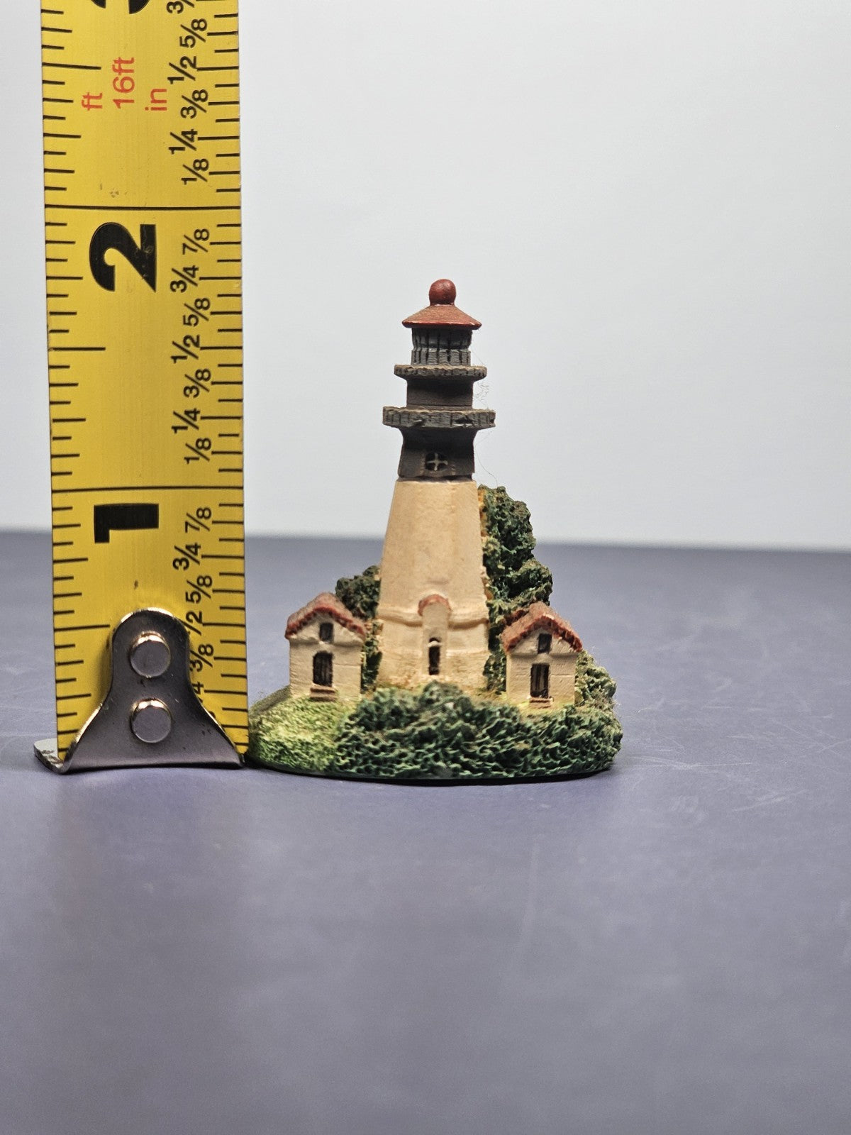 Lenox Miniature Lighthouse Thimble Figurine Grosse Point Lighthouse Illinois