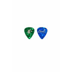 Elixir Guitar Pick Set 6 Celluloid Picks Mixed Gauges Marbled Colors