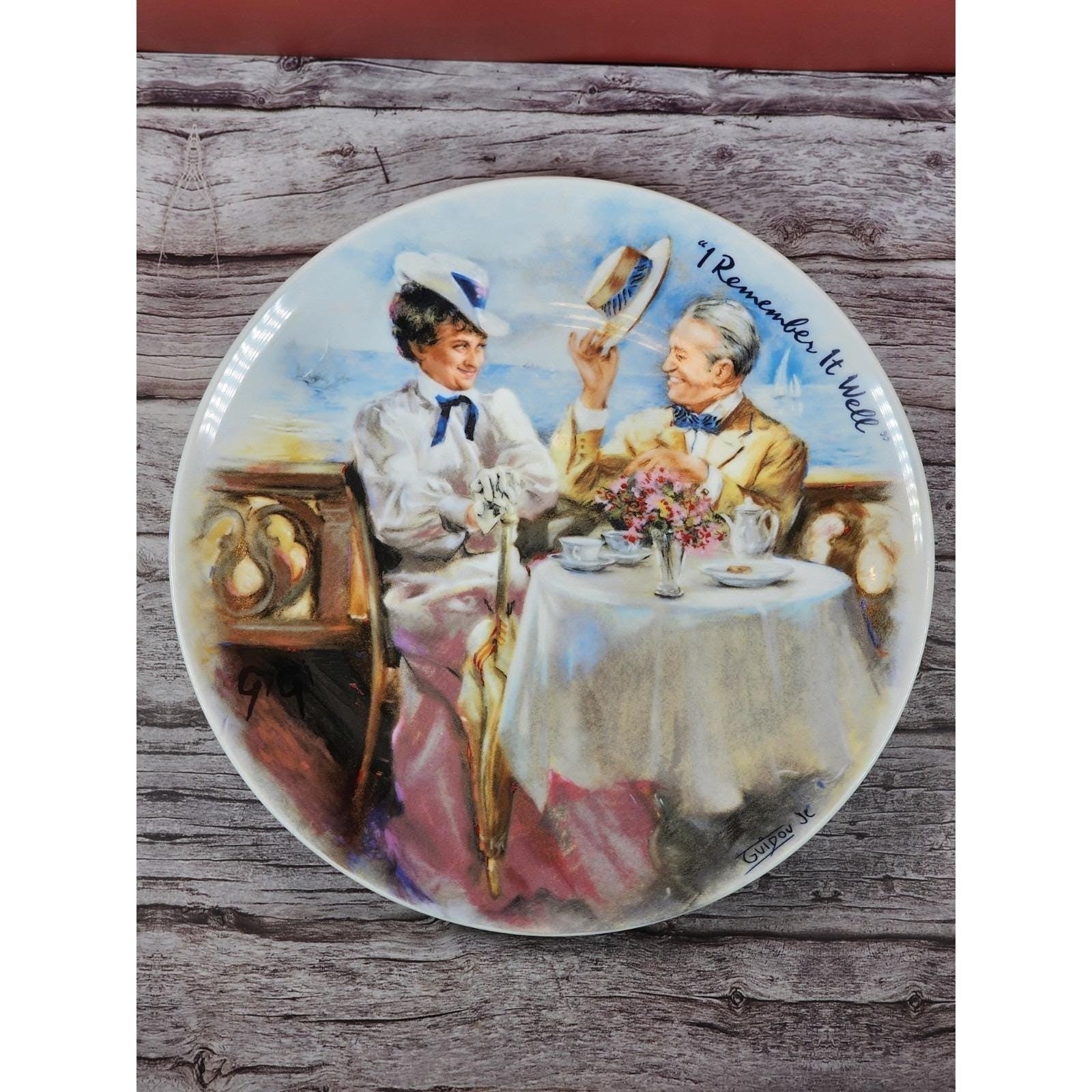 Vintage 1986 Limoges Gigi Collector Plate "I Remember It Well" 8.5 Inch