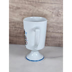 Vintage Fred Roberts Colonial Soldiers Mug Revolutionary War Footed Cup
