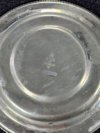 MCM Vintage BW Buenilum Hand Forged Hammered Aluminum Plate 6 1/2" Collectible