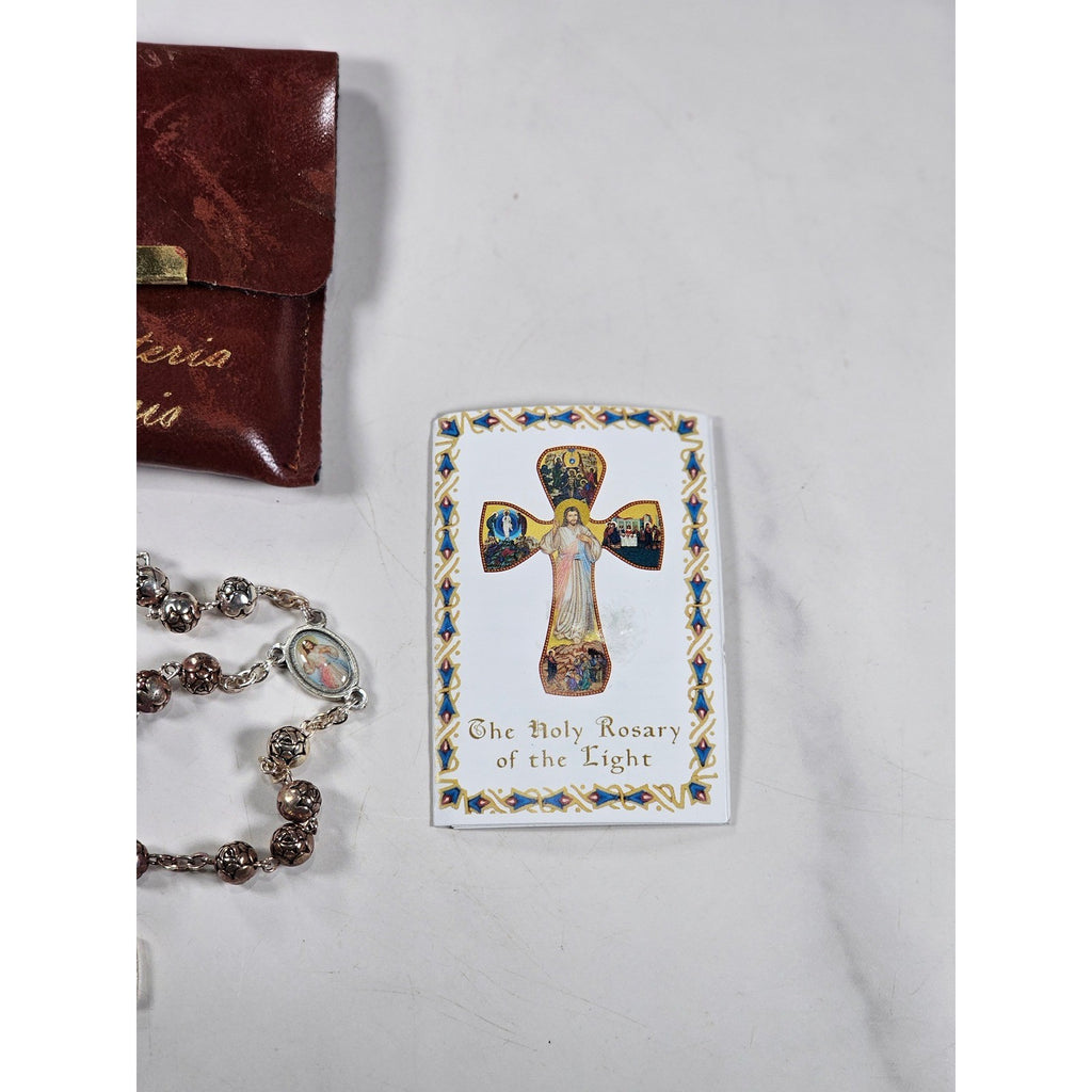 Vintage Mysteria Lucis Rosary Holy Rosary of the Light with Case