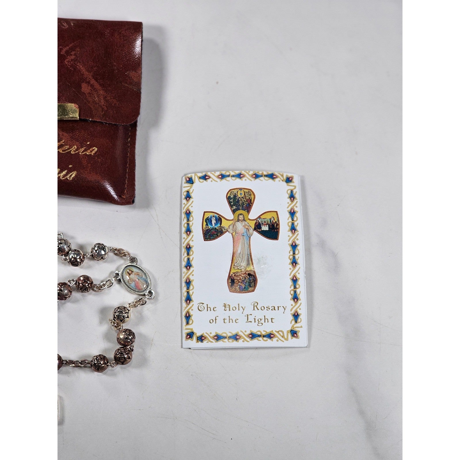 Vintage Mysteria Lucis Rosary Holy Rosary of the Light with Case