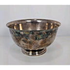 Vintage Webster Wilcox Silver Plated Oval Bowl Trinket Dish