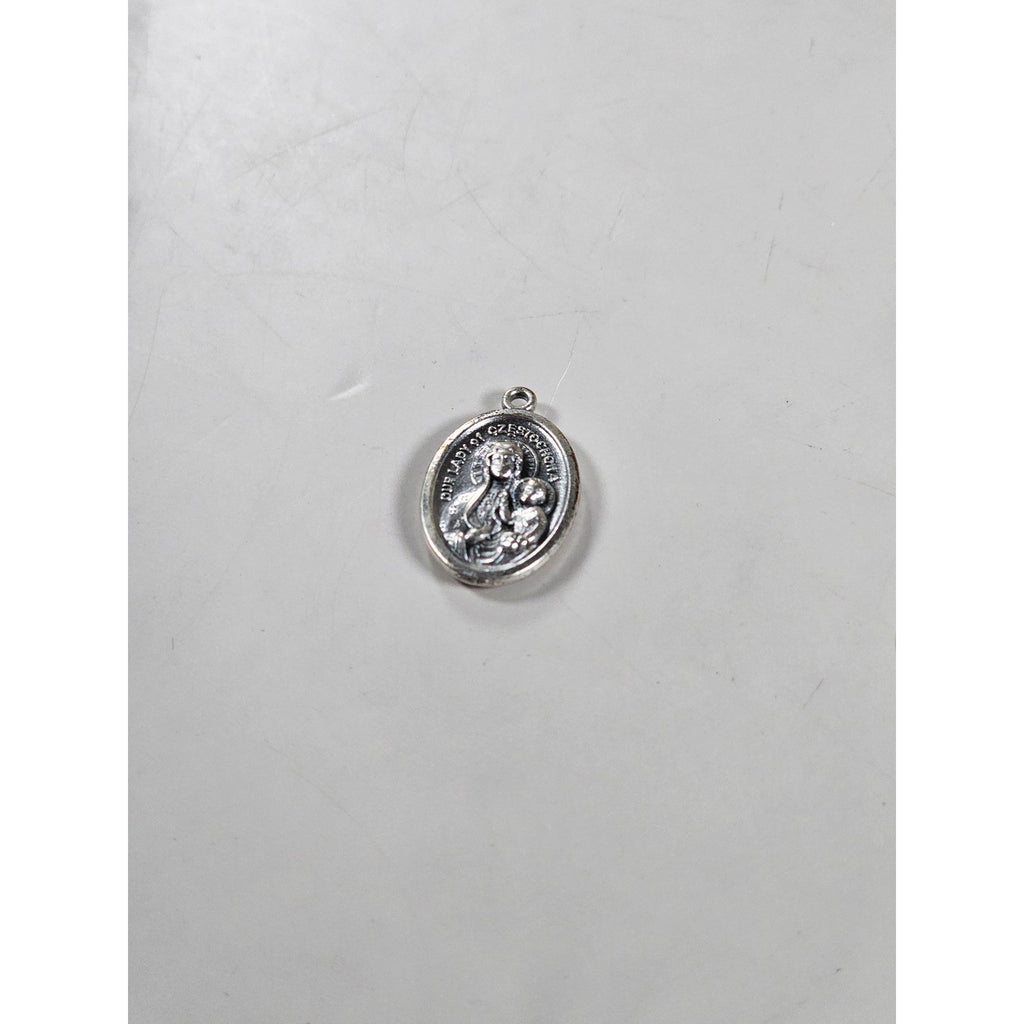 Vintage John Paul II Catholic Medal Pendant with Prayer Card
