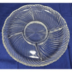 Crystal Clear Studios Ashford Glass Platter 11.25 Inch