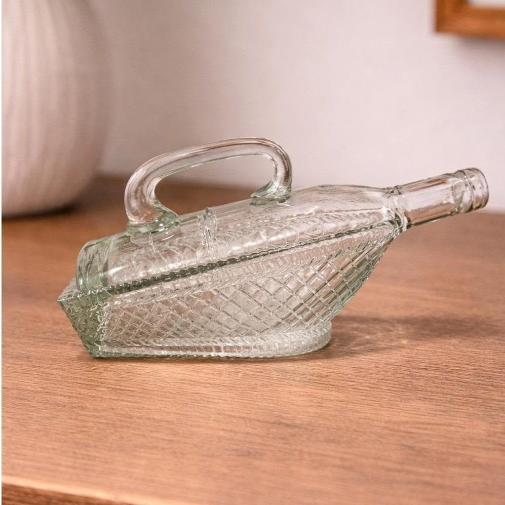 Vintage Ship Bottle London Winery Glass Decanter Italy