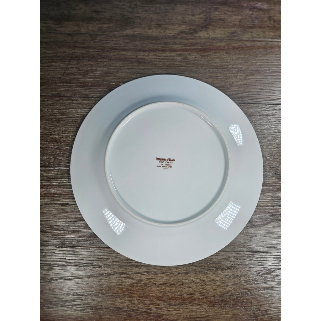 Mikasa Bridal Lace 10 Inch Dinner Plate White Fine China Japan