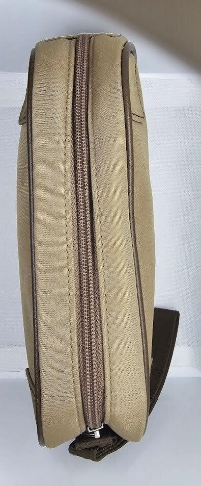 Tan Delta Airlines Amenity Bag w/ detachable handle - Toiletry bag