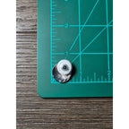 Vintage Silver Tone Textured Stud Earrings | Classic Round Statement Studs