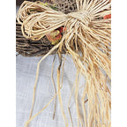 Rustic Autumn Harvest Welcome Wreath | Fall Door Decor with Pumpkins & Foliage