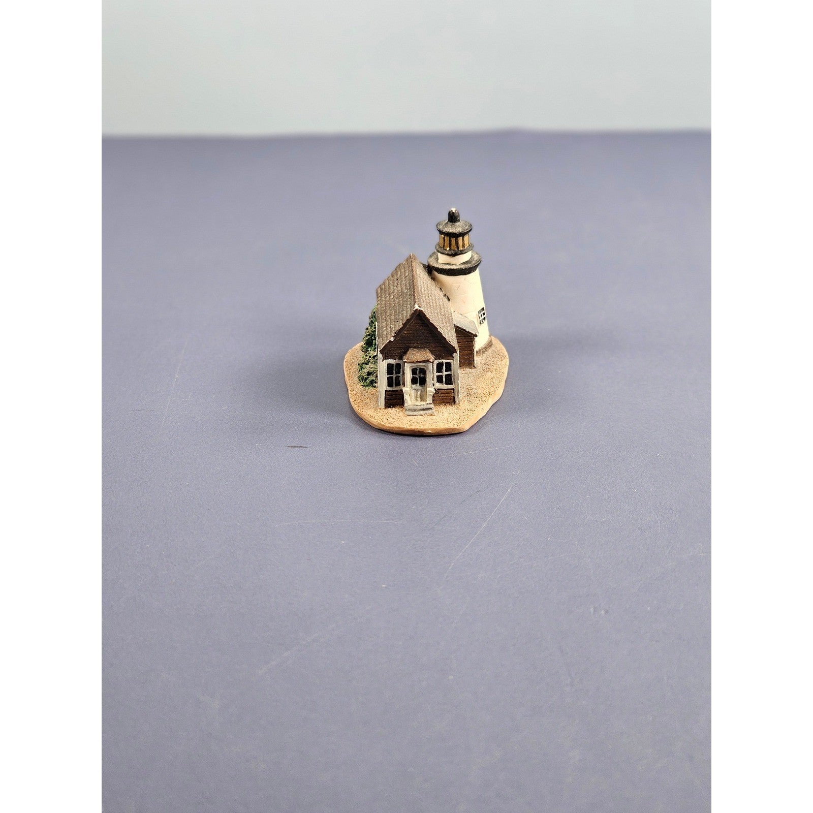 Vintage Lighthouse Thimble Miniature Coastal Souvenir – Chipped Roof