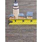 Montauk Point Lighthouse Resin Figurine Mini Coastal Nautical Decor