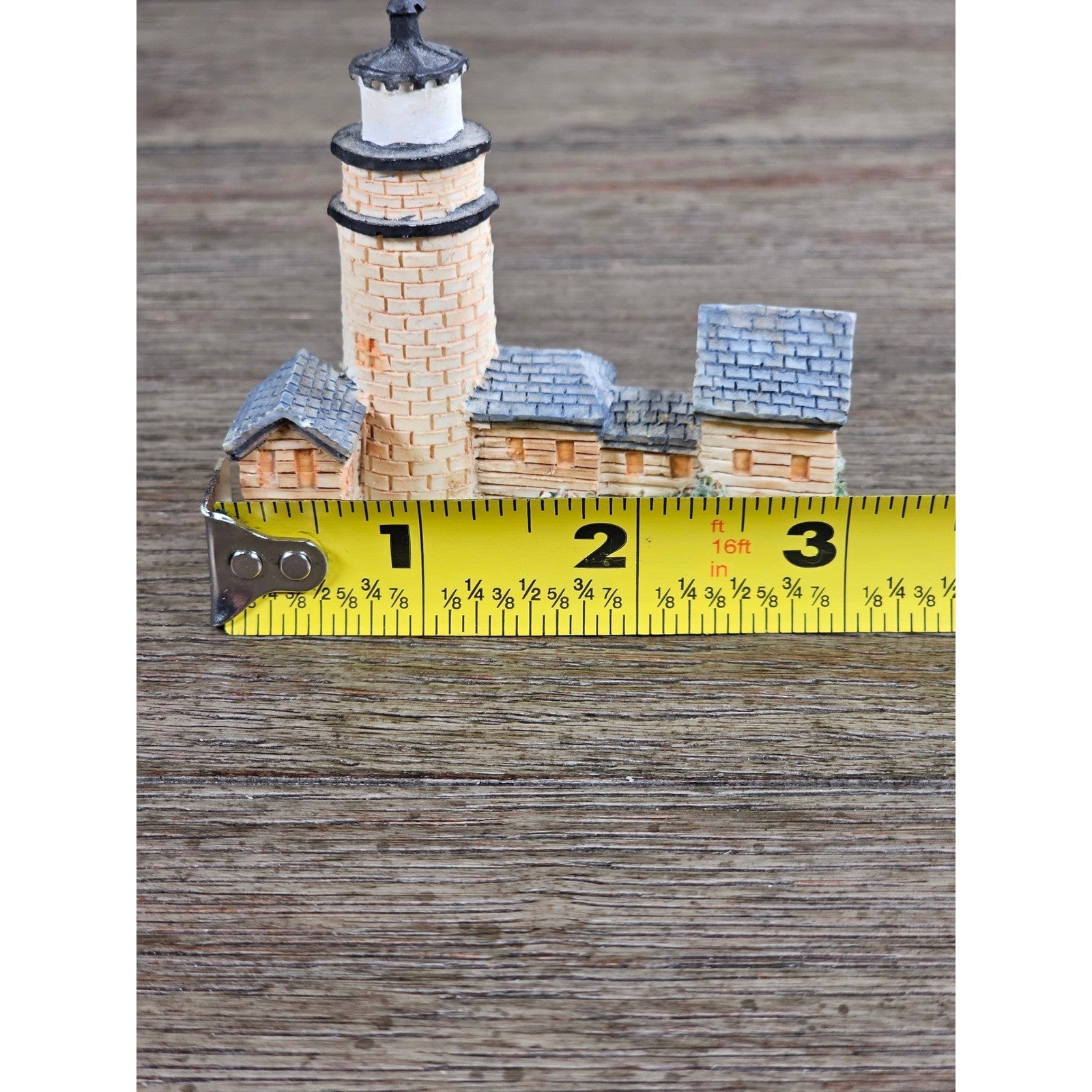 Montauk Point Lighthouse Resin Figurine Mini Coastal Nautical Decor