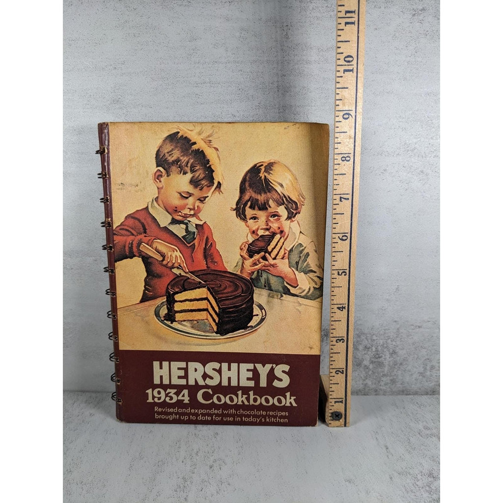 Hersheys 1934 Cookbook 1971 Revised Spiral Hardcover Recipes